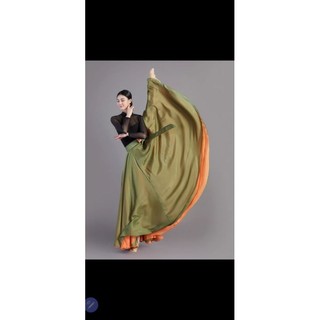Váy múa cổ trang 2 lớp 720 độ