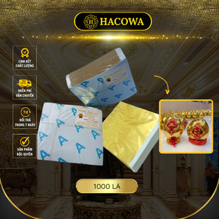 Set 1000 lá vàng 24K vàng Nhật chuyên dát vàng đồ thờ, tượng phật, đồ nội thất