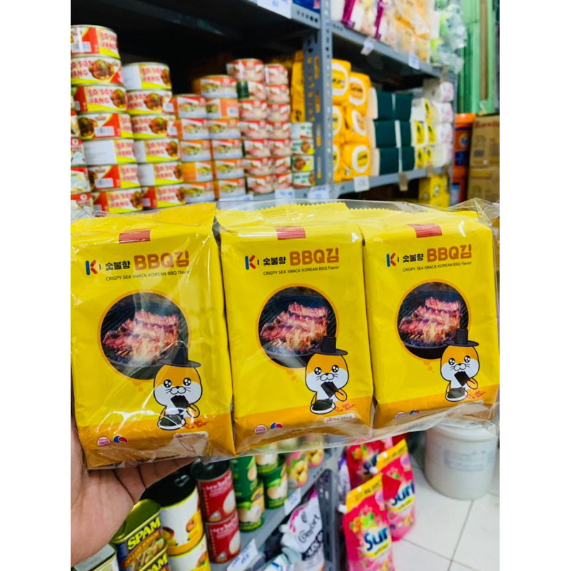 (date 5/24) Lốc 3 gói Rong Biển Ăn Liền Hàn Quốc