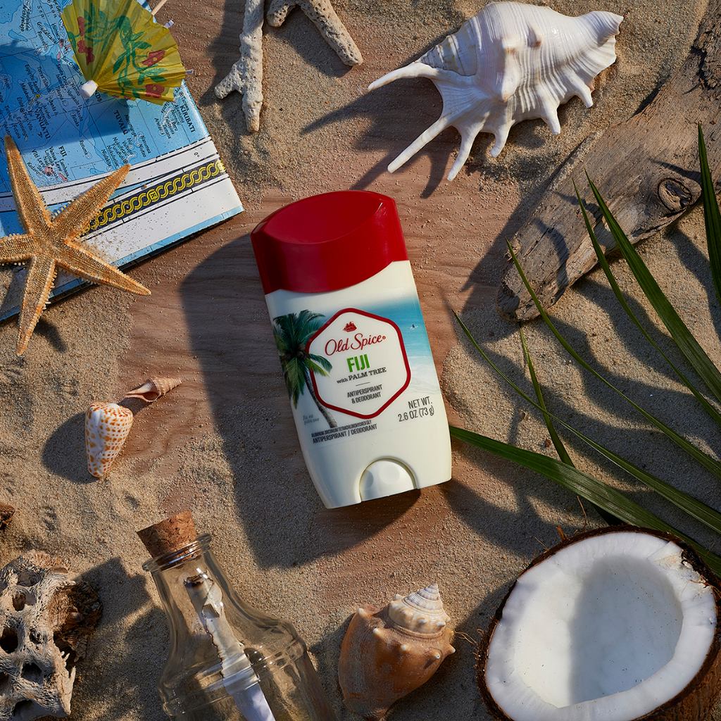 Lăn Khử Mùi Old Spice USA Fiji 73g dừa