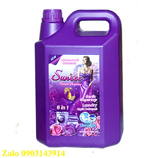 Nước giặt xả siêu đậm đặc Sunree 6 in 1 Thái Lan 5000ml