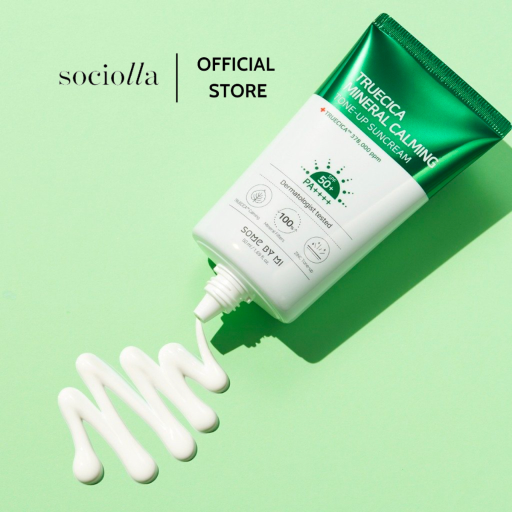 Kem Chống Nắng Some By Mi Truecica Mineral Calming Tone-Up Suncream 50 ml