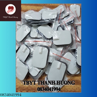 Cặp miếng dán điện xung 4,5x6cm máy doctorhome, goldlife,....