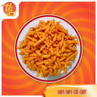 500g bim bim cá cay tuổi thơ, snack bim cá, bánh cá phồng cay giòn tan cay cay ăn là nghiền