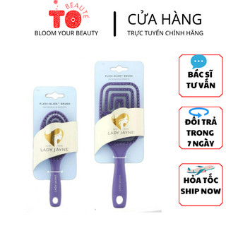 Lược gỡ rối detangling brush lady jayne bản dude wet brush