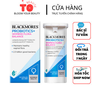 Men Vi Sinh phụ nữ probiotic for women flora 30 - Viên cân bằng lợi khuẩn - Blackmores Probiotics+ Womens Flora Balance