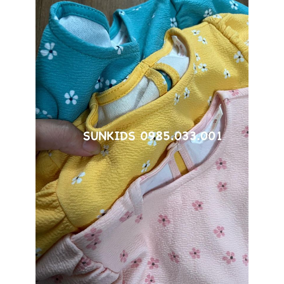 Váy thu đông bé gái hình hoa 3 màu