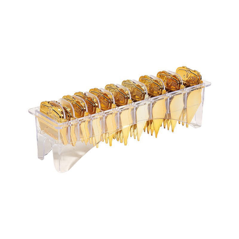 Bộ 10 cữ tông đơ gá thép WAHL- Tặng kèm khay đựng