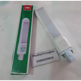 Bóng đèn bàn chân ghim-led-sáng trắng-3w dài 16cm