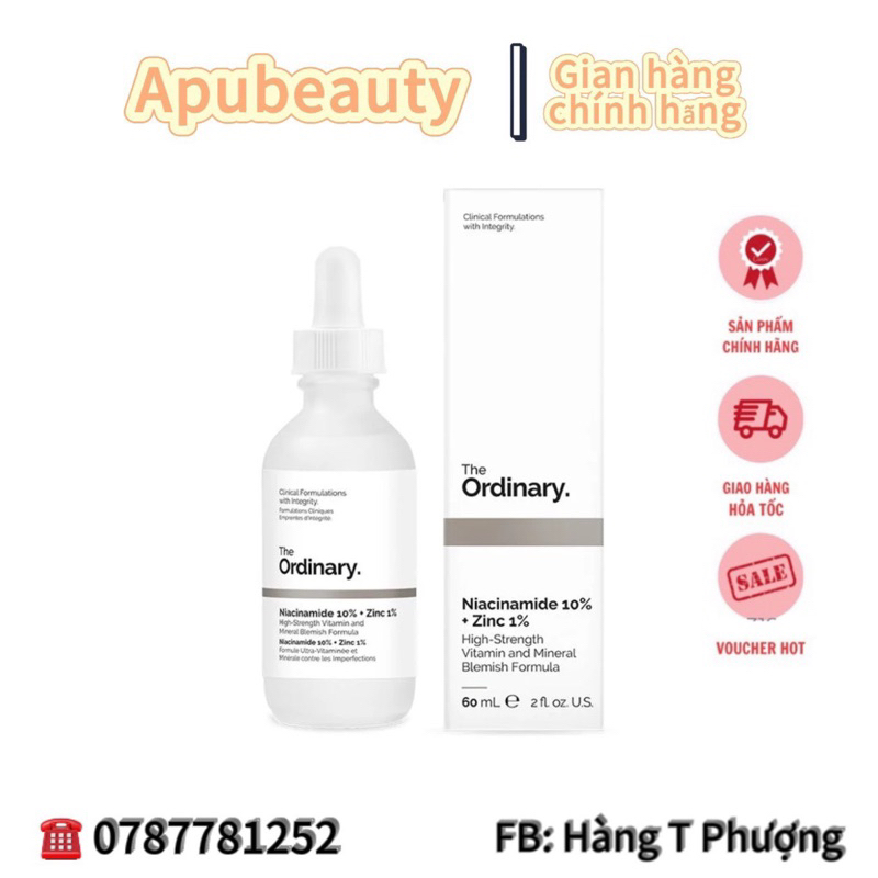 Serum The Ordinar Niacinamide 10% + Zinc 1%