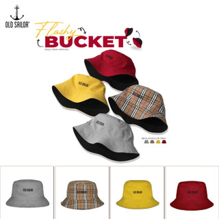 Mũ bucket old sailor chất liệu cotton thiết kế họa tiết 2 mặt độc đáo