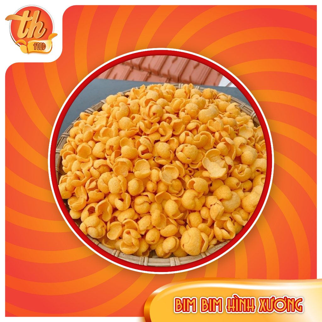 500g Bim Bim Cay Hình Xương Giòn Tan, Snack Xương Chó Cay Cay Thơm Ngon