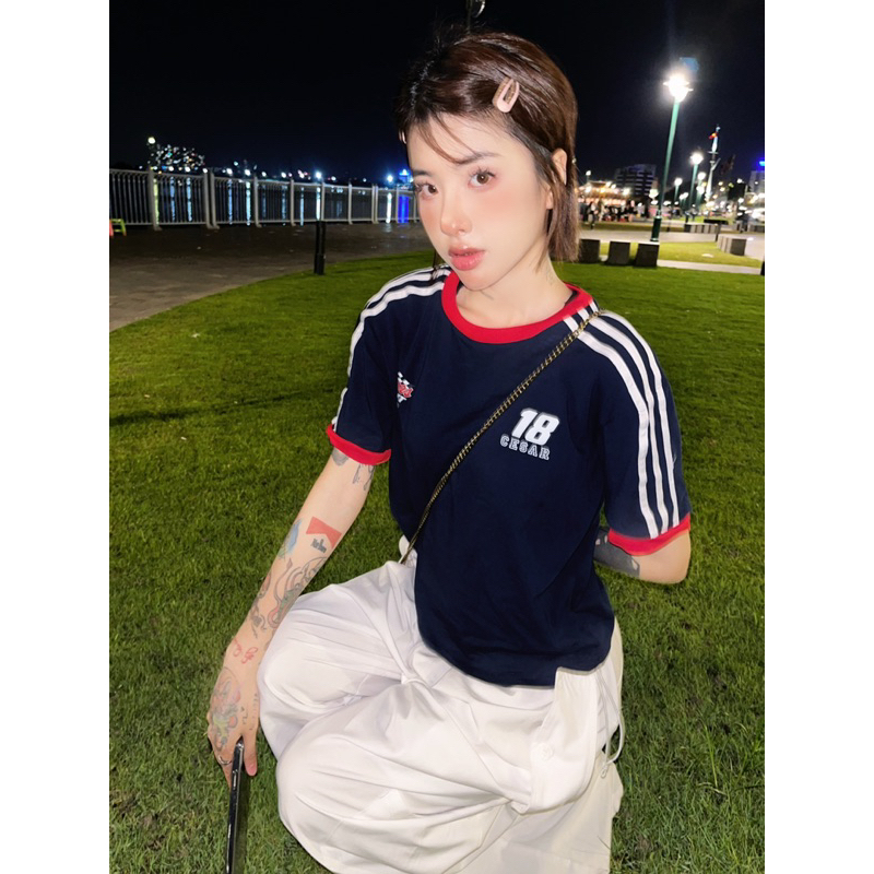 Áo Thun Baby Tee 18CESAR Ngắn Tay Chất Cotton Cao Cấp - Áo Phông T-Shirt Cộc Tay Cổ Tròn Hàn Quốc