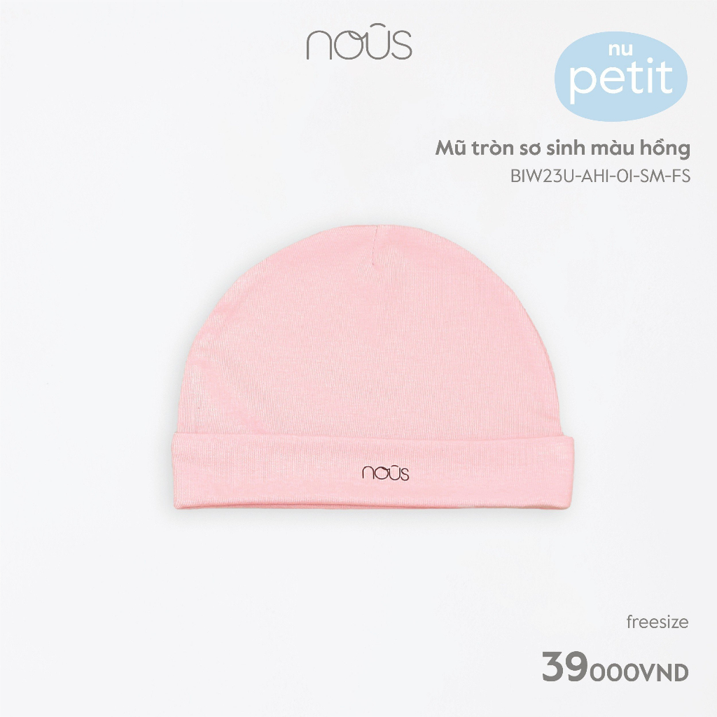 Set phụ kiện nón+Bao tay chân petit NOUS cho bé sơ sinh