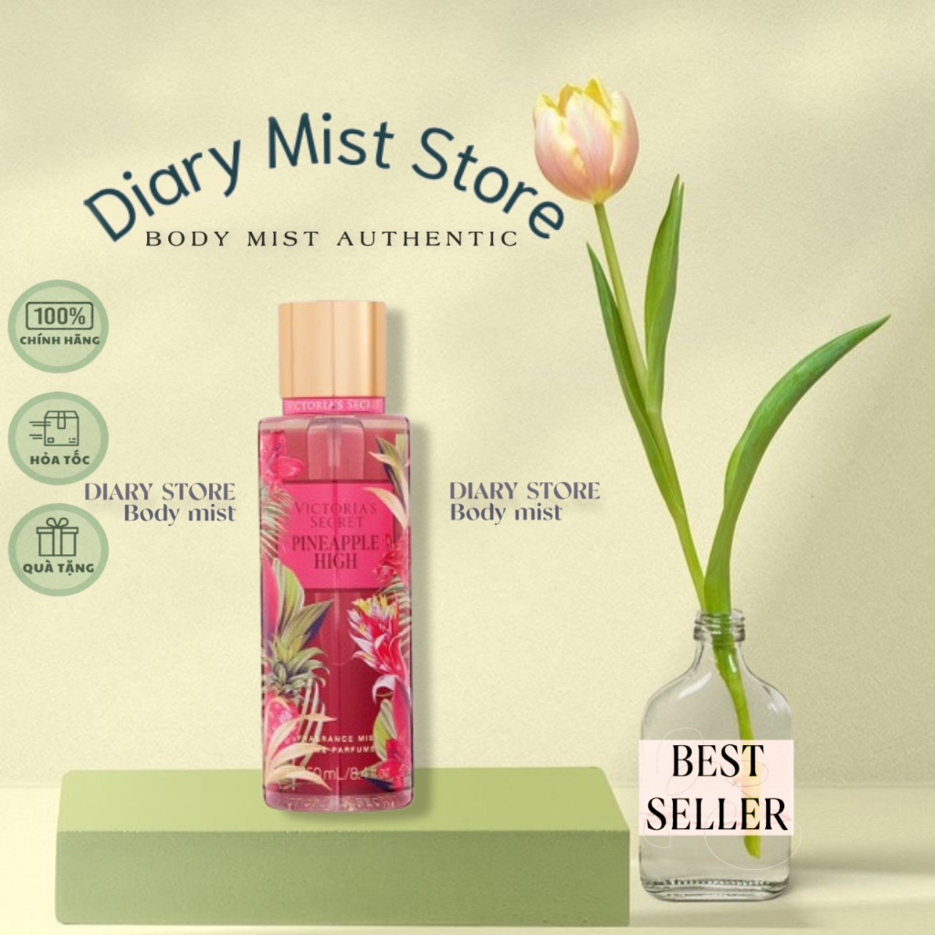 𝐃𝐢𝐚𝐫𝐲𝐦𝐢𝐬𝐭.𝐬𝐭𝐨𝐫𝐞 Xịt thơm Body Mist Victoria's Secret - Pineapple High