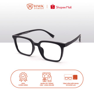 Gọng Kính Cận HMK Eyewear Chất Liệu Nhựa Dẻo Dáng Vuông Thời Trang - GN322