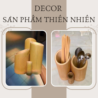 Ống Tre Đựng Đũa HÀNG CAO CẤP Lọ Đựng Đũa Tre Thiết Kế Đẹp Mắt Tiện Lợi Cho Nhà Bếp
