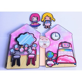 Ngôi nhà Búp Bê giấy của TocaBoca #1