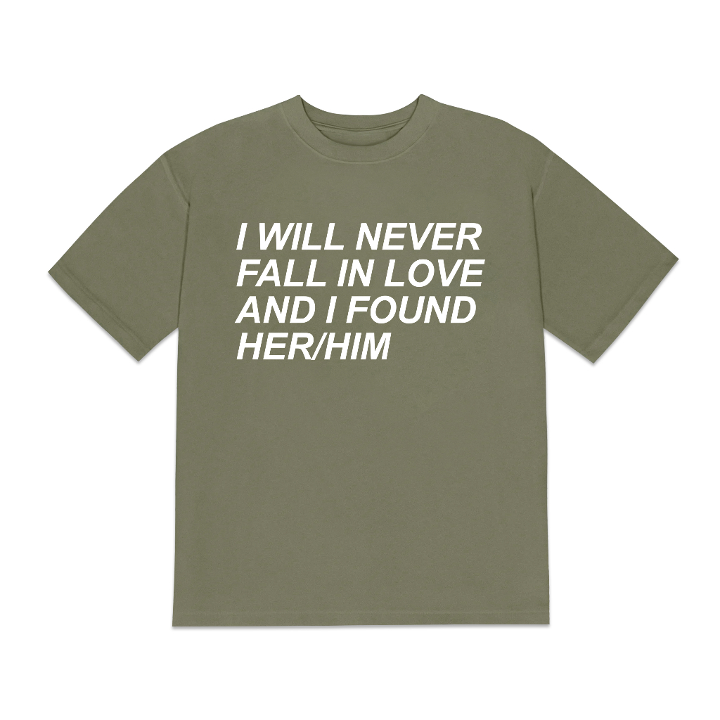 T-SHIRT FALL IN LOVE SAGONIZ, áo thun unisex chất liệu cotton co giãn 2 chiều thấm hút mồ hôi nhanh, trẻ trung năng động