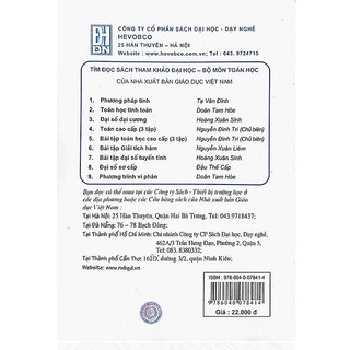 Sách - Phương pháp tính