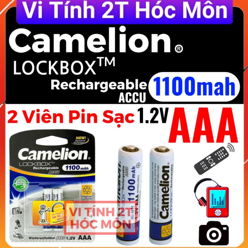 ( hoco ew81) 2 viên pin sạc Camelion AAA