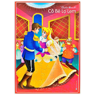Sách - ghép hình - cô bé lọ lem