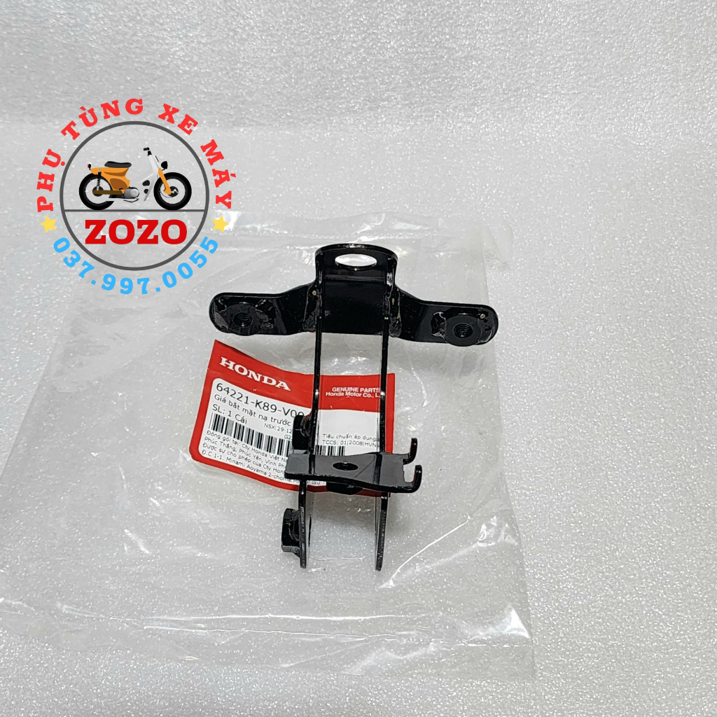 Giá bắt mặt nạ, pát nạ Wave A 110 2017-2023 zin Honda VN - 64221-K89-V00