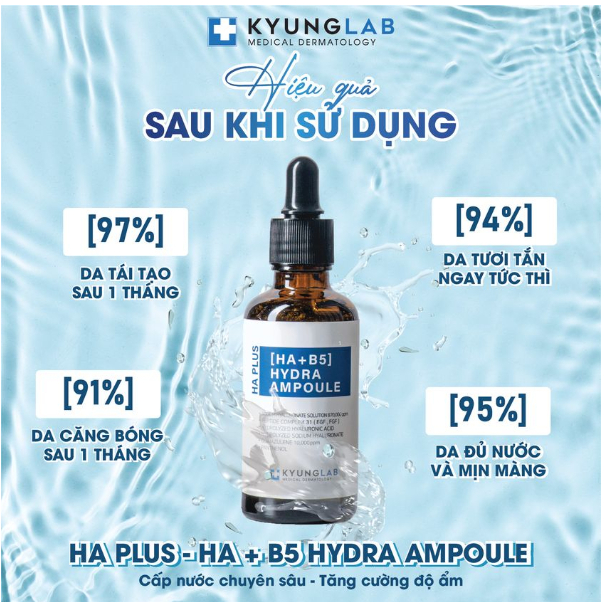 Serum HA B5 KYUNG LAB 50 ml chính hãng làm dịu da, giúp da căng bóng, chống lão hóa xóa nhăn