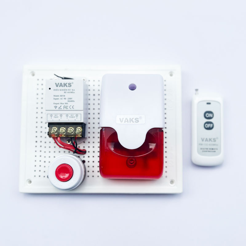 BÁO ĐỘNG PHÒNG CHÁY HỘ LIÊN GIA thông minh - MH5 - tích hợp đầu báo khói.