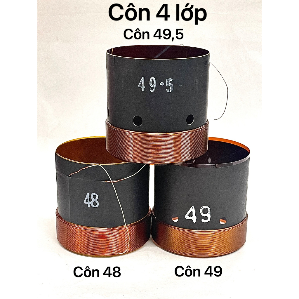 Côn coil loa bass 48 / 49 / 49.5