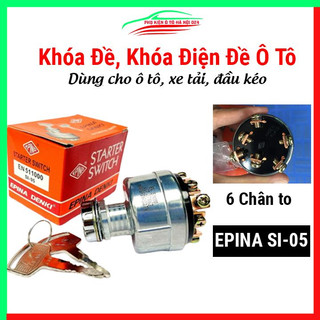 Khóa đề, khóa điện đề ô tô xe tải đầu kéo máy phát 6 chân to EPINA SI-05