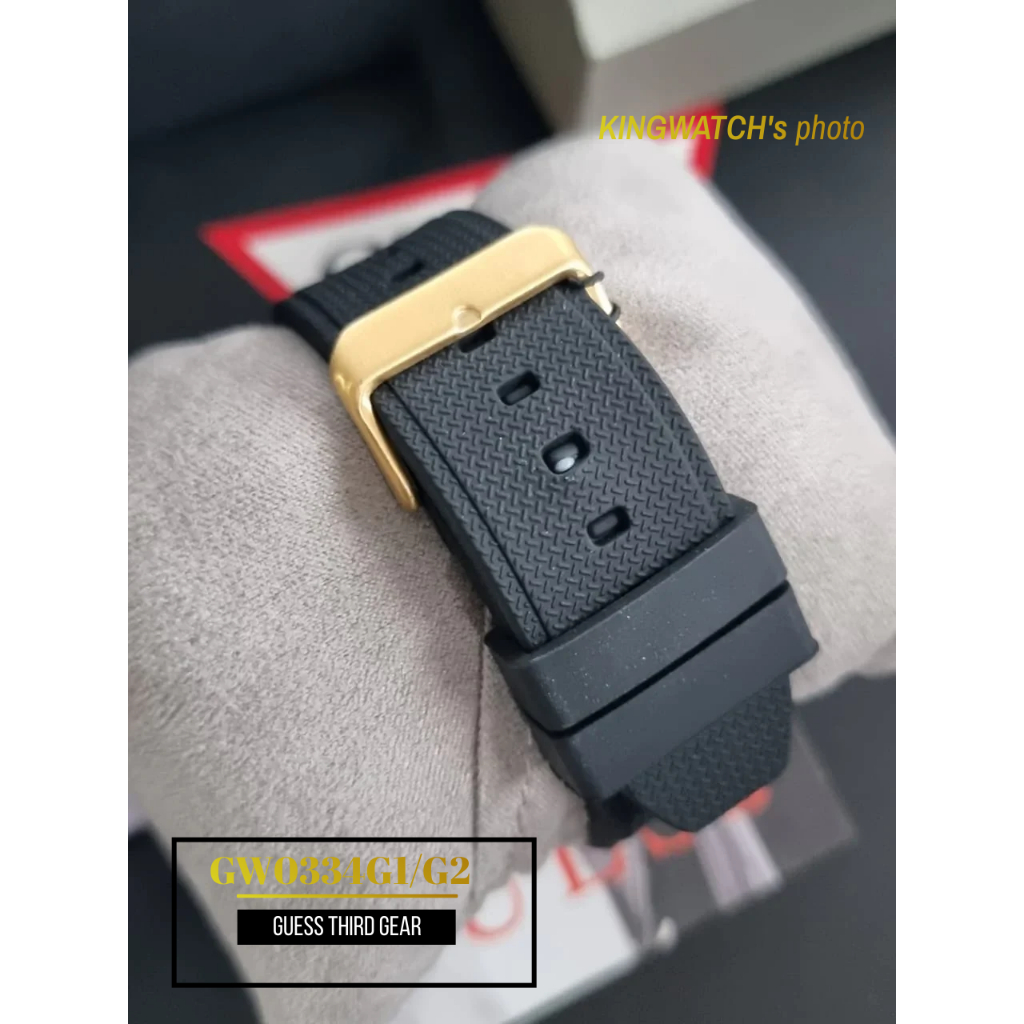 Đồng Hồ Nam Guess GW0334G1/G2/G3, Dây Cao Su, Size 46mm