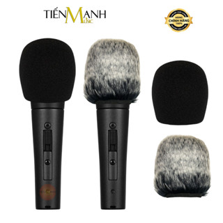  Mút Bọc Đầu Micro Karaoke Shure SM58 BETA58 BETA87 PGA48 PGA58 Foam Bông Lông Lọc Âm Mic Cover Furry Microphone 