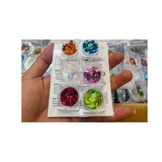 Set lá phong 6 màu ẩn trang trí móng