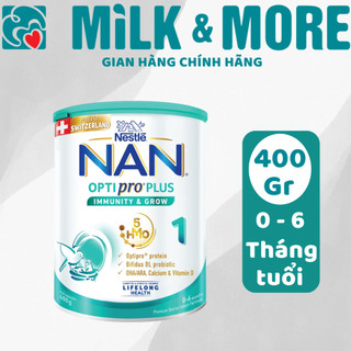 Sữa bột nan optipro plus 1 400g giúp tăng đề kháng, dễ tiêu hoá, hấp thu