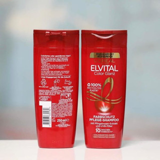 Bộ dầu gội xả Loreal Elvital Color Glanz dành cho tóc nhuộm