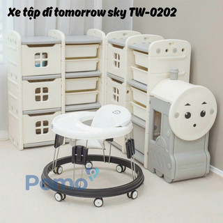 Xe tròn tập đi Tomorow sky