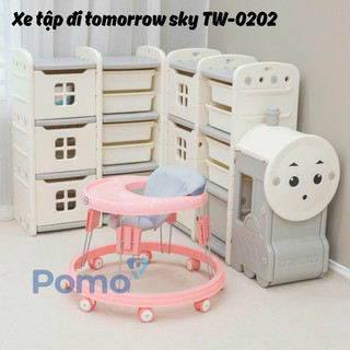 Xe tròn tập đi Tomorow sky