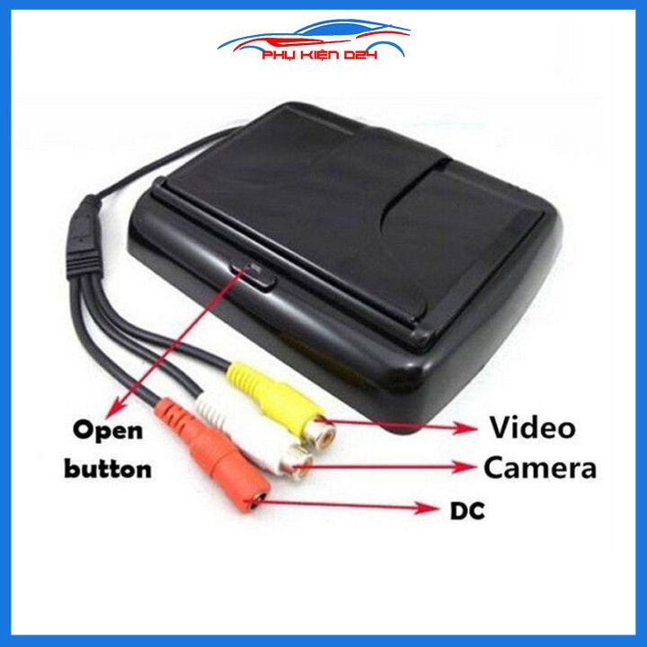Màn hình camera lùi ô tô 2 đầu vào video màn hình full HD 4.3inch