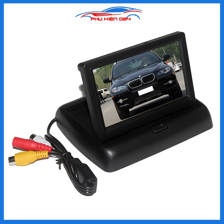 Màn hình camera lùi ô tô 2 đầu vào video màn hình full HD 4.3inch