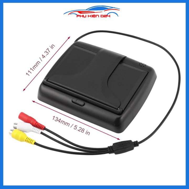 Màn hình camera lùi ô tô 2 đầu vào video màn hình full HD 4.3inch