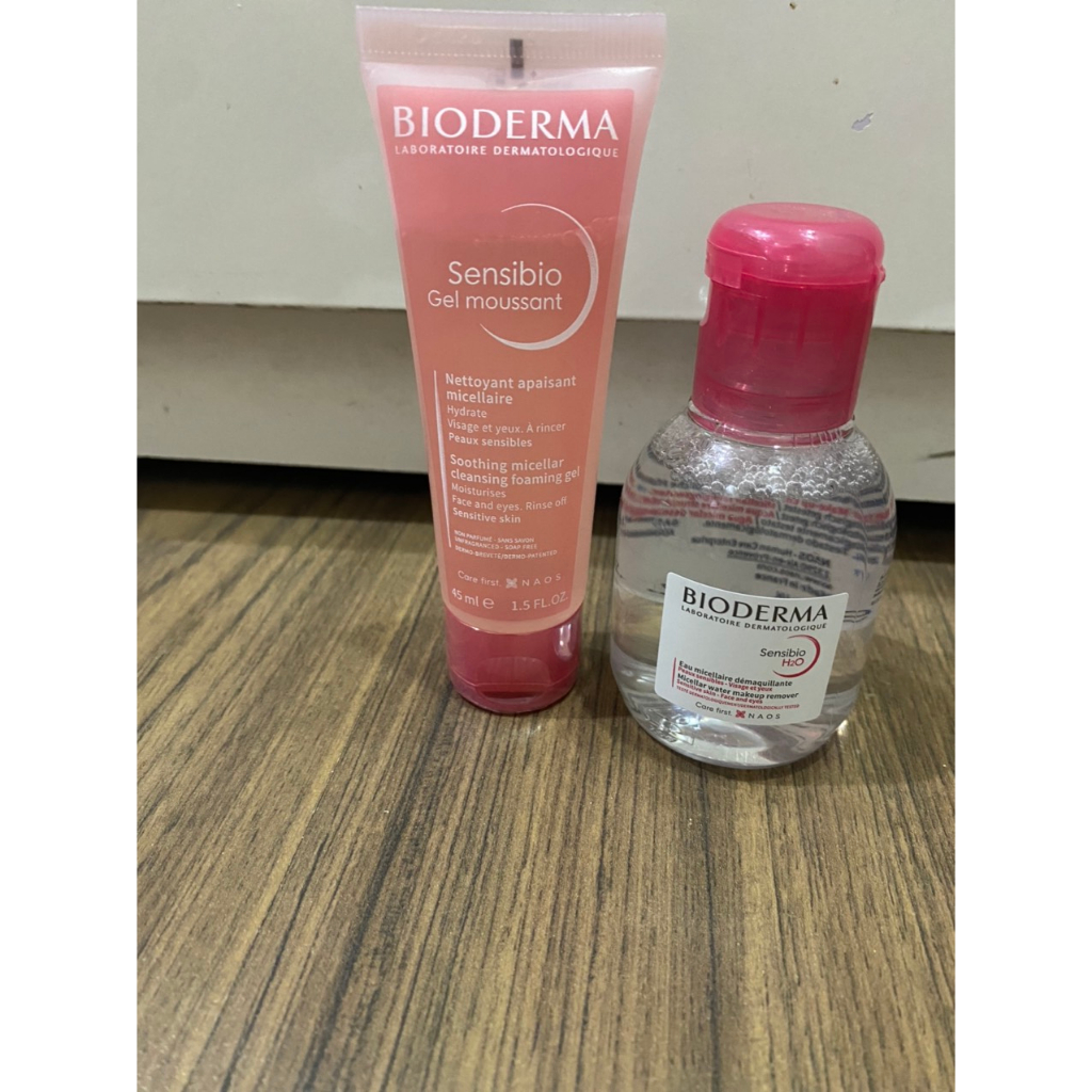 Set túi Nước tẩy trang/ Toner/ SRM Bio/ FAb