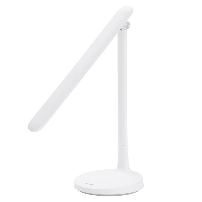 Đèn bàn sạc Panasonic HHGLT034188 không ánh sáng xanh, nút chạm cảm ứng, trục đèn gập xoay thông minh