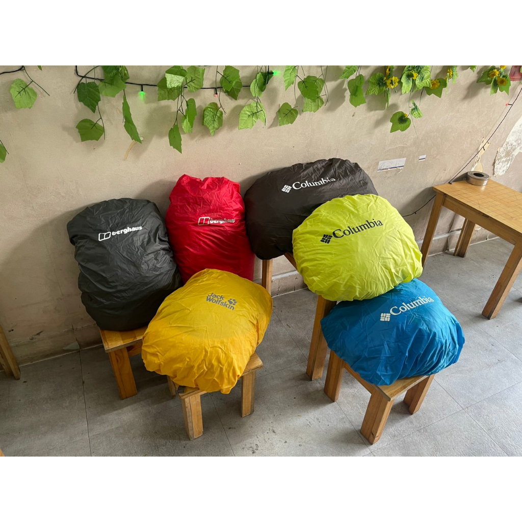 Áo Mưa Balo Trùm Chống Nước Chống Bụi Balo Dưới 40L Túi Junio TX04