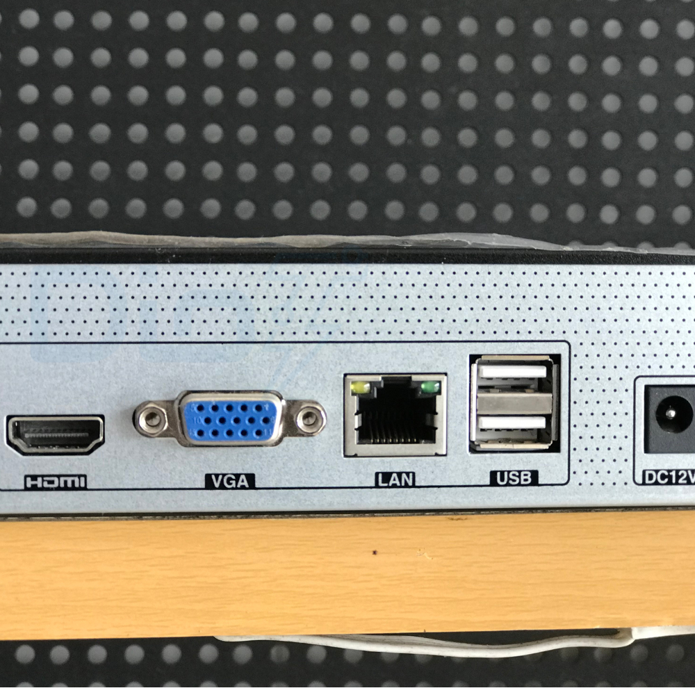 Đầu ghi hình ip 4 kênh hiviz HZ - 4104S1 hỗ trợ camera 6mp