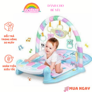 Thảm nhạc có đàn piano, khủng treo đồ chơi có nhạc cho bé