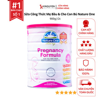 Sữa Bầu NATURE ONE DAIRY Phòng Ngừa Dị Tật Thai Nhi, Cung Cấp Đầy Đủ Dinh Dưỡng, Hỗ Trợ Tiêu Hoá, Ngừa Táo Bón 900g