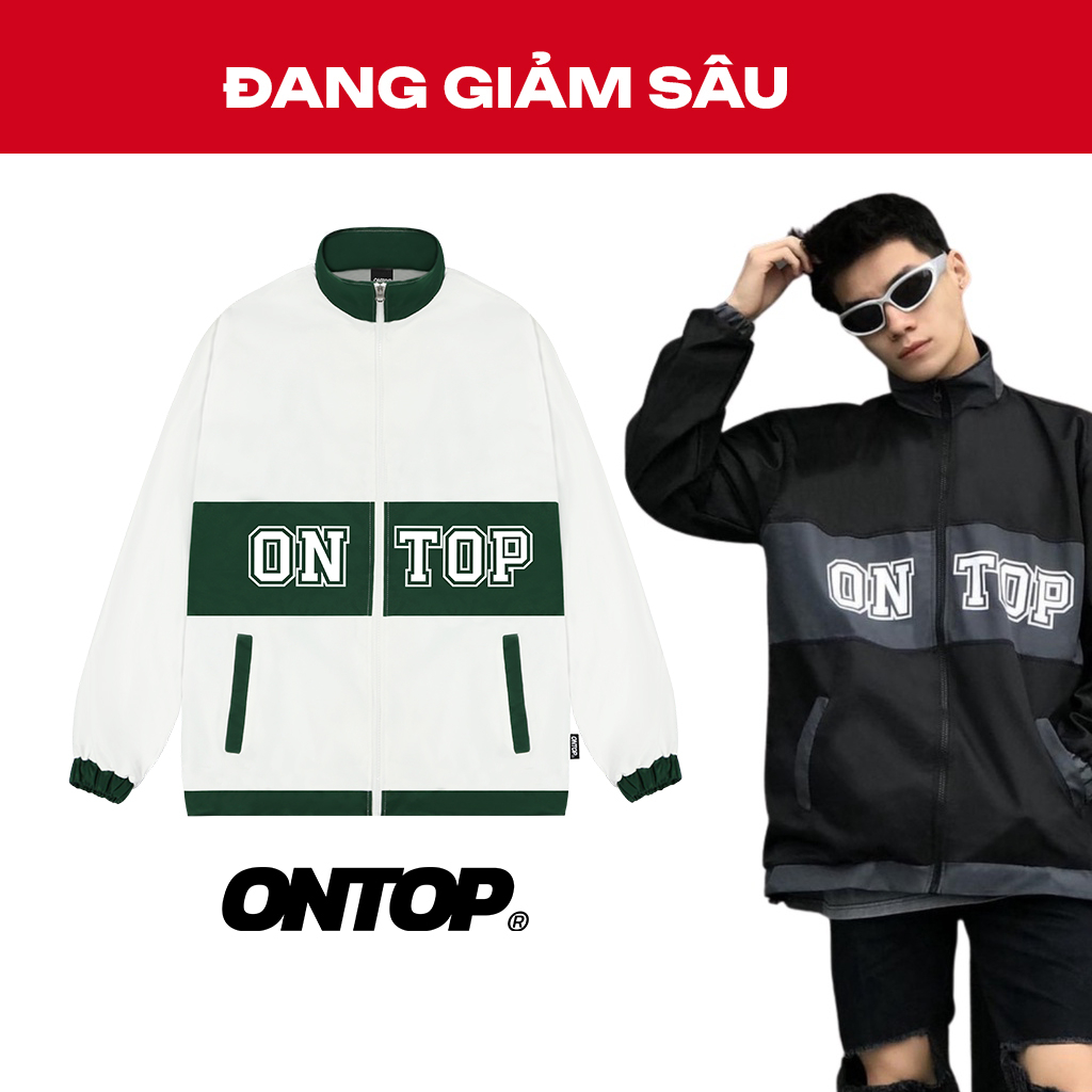 Áo khoác dù nam nữ cổ trụ Baseball Jacket local brand ONTOP | O21-AK2