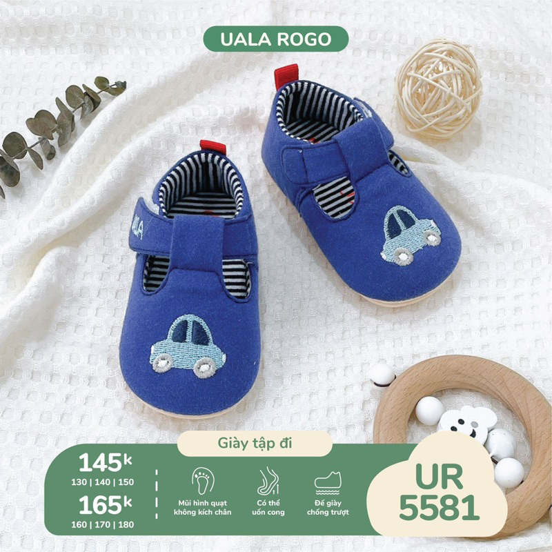 Dép tập đi Uala Rogo UR5520 cho bé gái mềm mại cao cấp