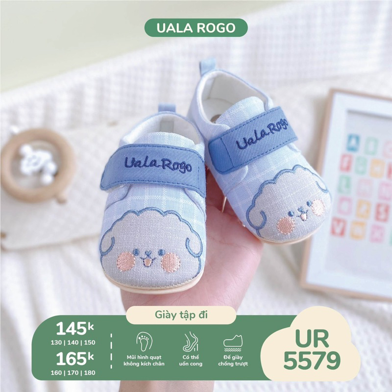 Dép tập đi Uala Rogo UR5520 cho bé gái mềm mại cao cấp